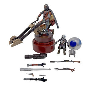 Hasbro Star Wars Mission Fleet Mandalorian Speeder Bike Figure ++ Accessories
